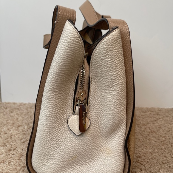 Kate Spade Knott Large Shoulder Bag Colorblock Warm Stone Quiet Luxary - Picture 5 of 9